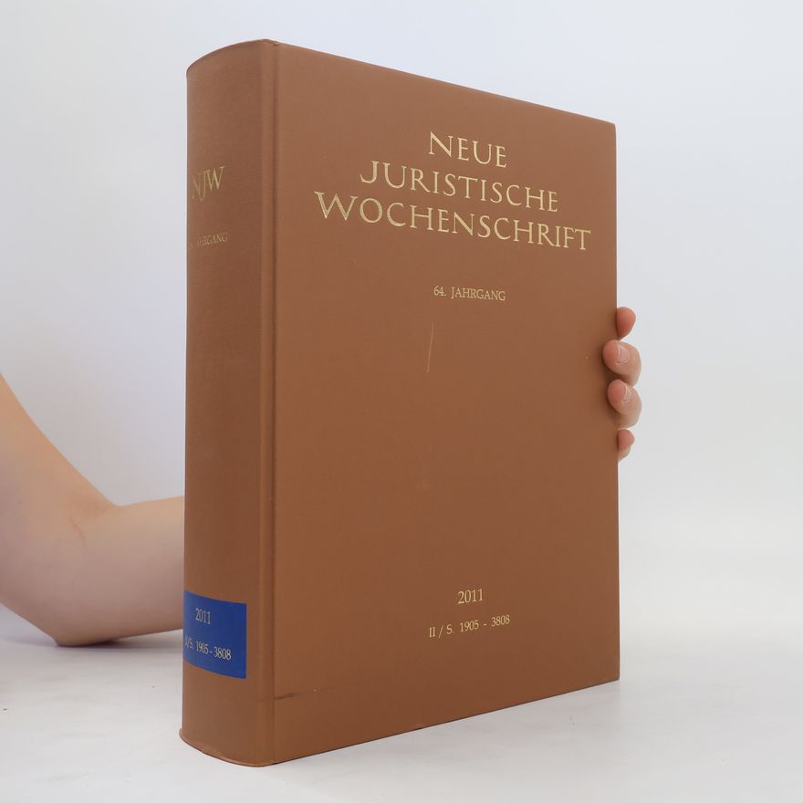 Autorenkollektiv Neue Juristische Wochenschrift