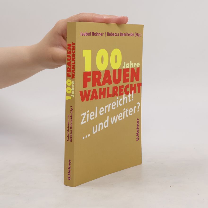 Isabel Rohner 100 Jahre Frauenwahlrecht