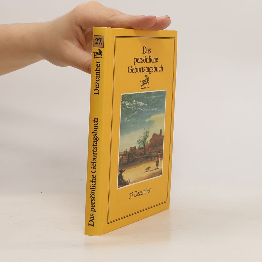 Various authors Das persönliche Geburtstagsbuch, 27. Dezember