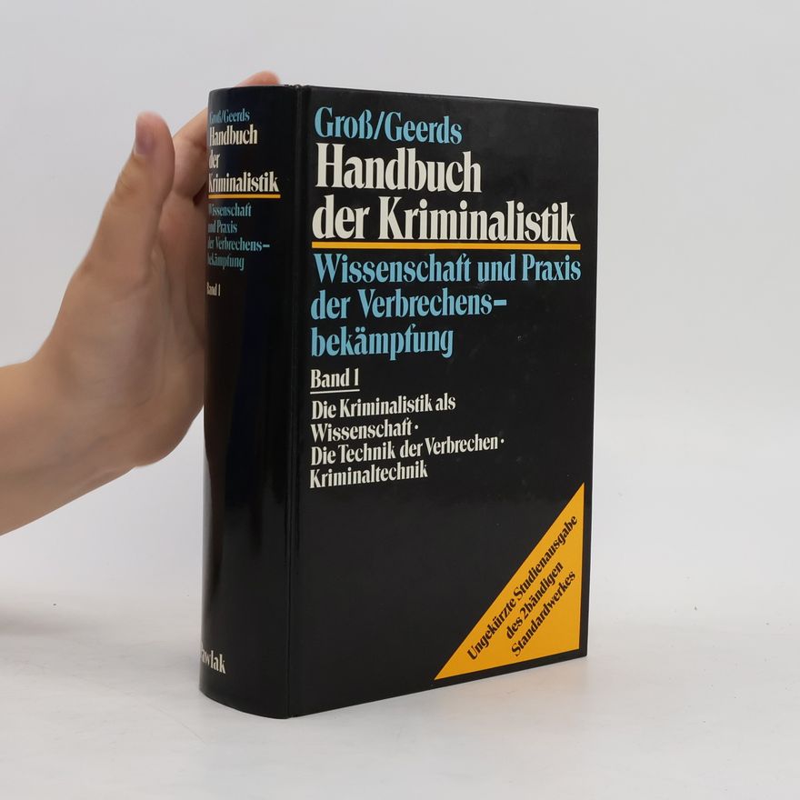 Hans Gross Handbuch der Kriminalistik 1-2 (2 Bände, komplett)