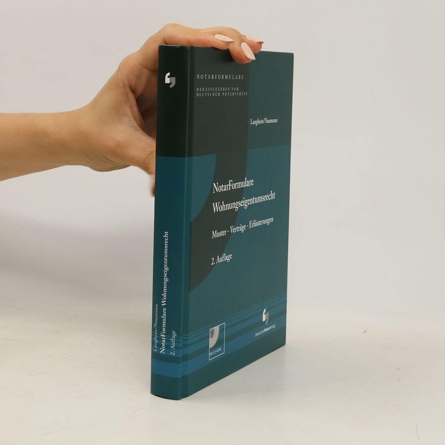 Gerd H. Langhein NotarFormulare Wohnungseigentumsrecht