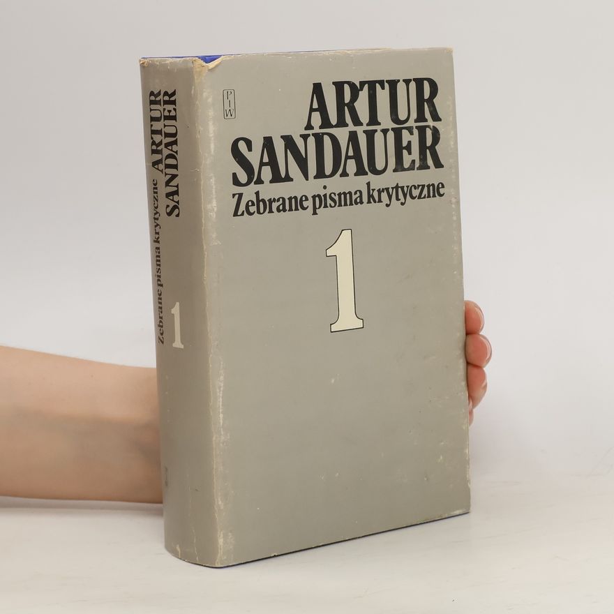 Artur Sandauer Sebrane pisma krytyczne 1