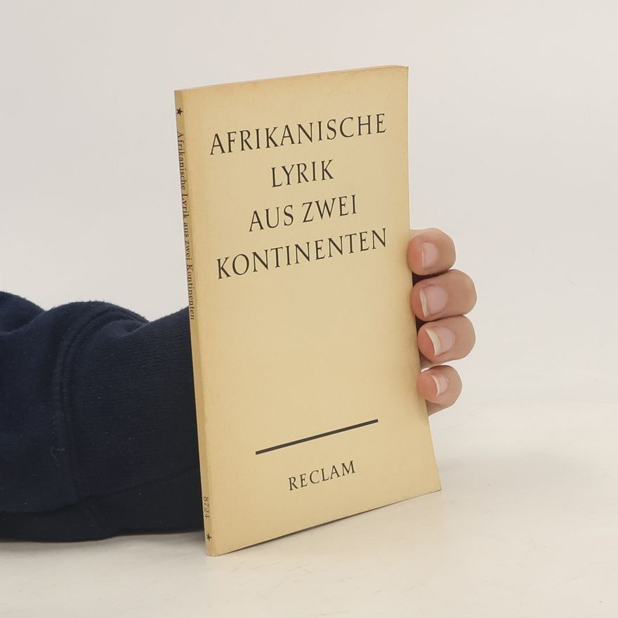 Franz-Josef Klemisch Afrikanische Lyrik aus zwei Kontinenten