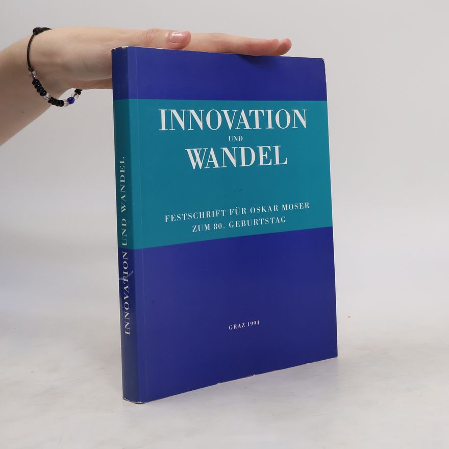 Burkhard Pöttler Innovation und Wandel