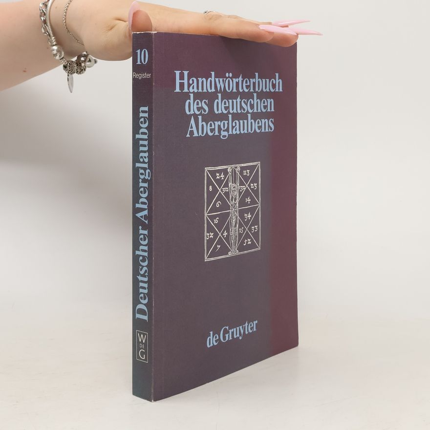 Various authors Handwörterbuch des deutschen Aberglaubens 10
