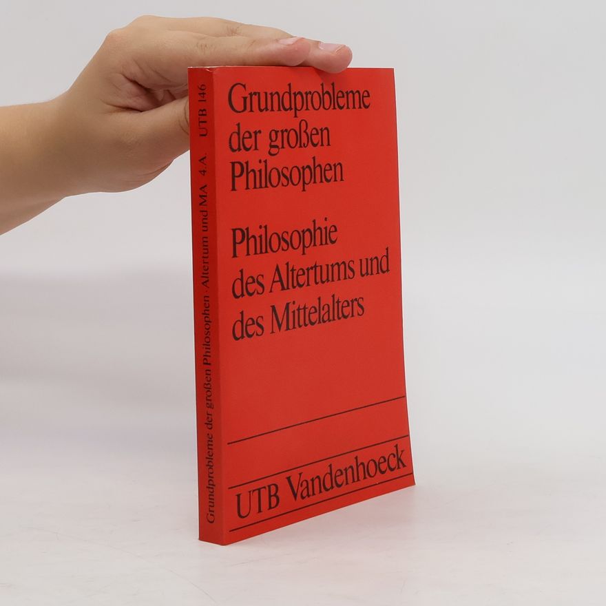 Josef Speck Grundprobleme der großen Philosophen - Philosophie des Altertums und des Mittelalters