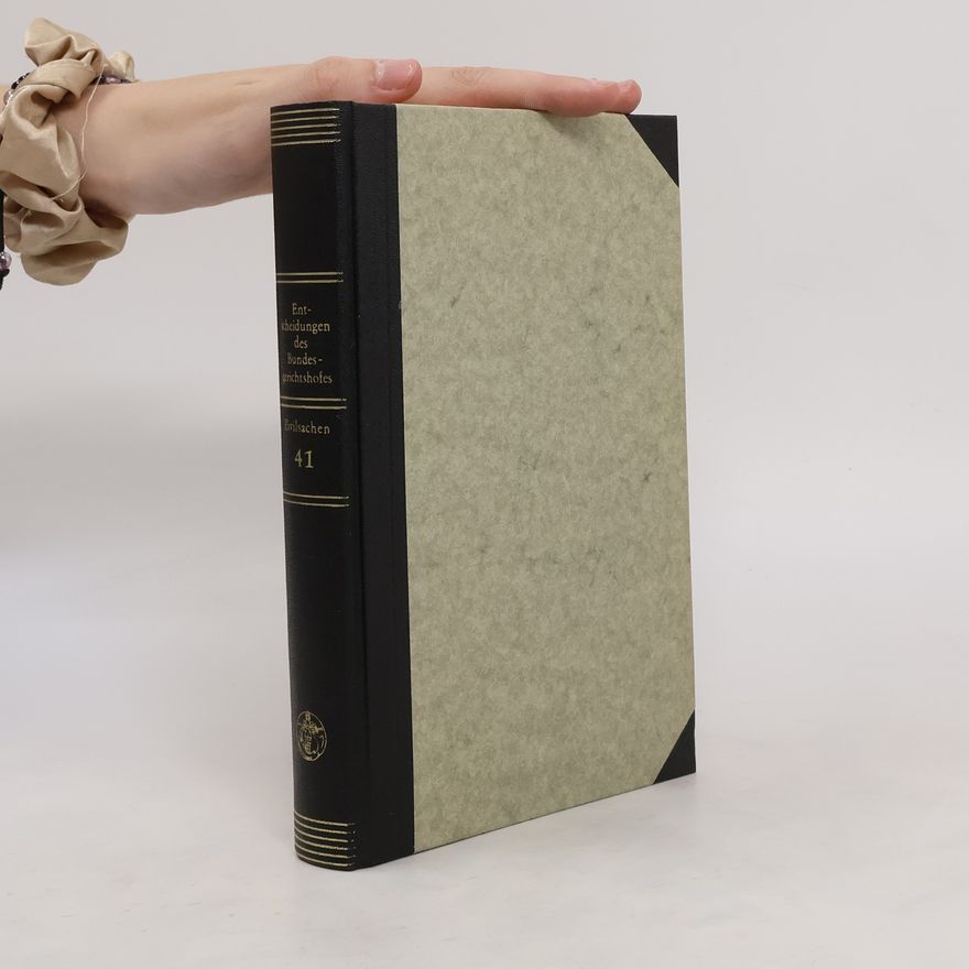 Georg Rietschel Entscheidungen des Bundesgerichtshofes 40