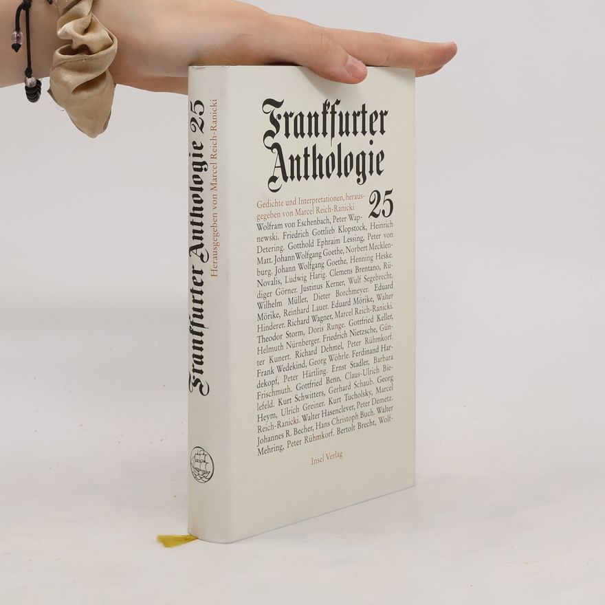 Marcel Reich Ranicki Frankfurter Anthologie 25