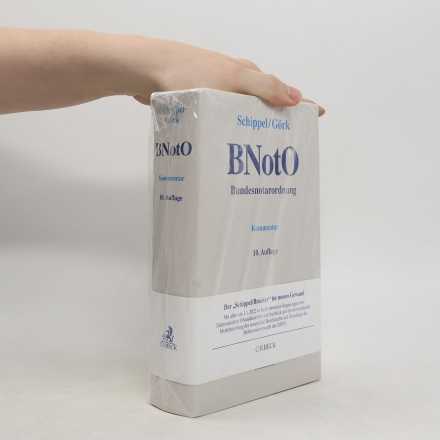 Kolektiv autorů BNotO. Bundesnotarordnung