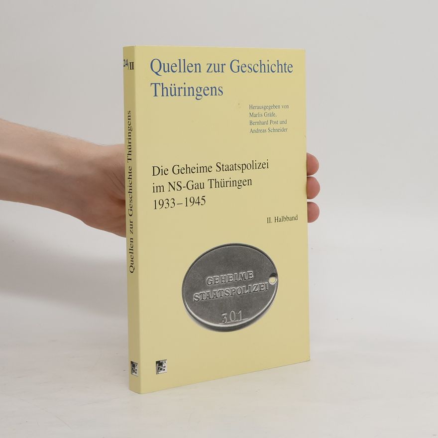 Marlis Gräfe Quellen zur Geschichte Thüringens