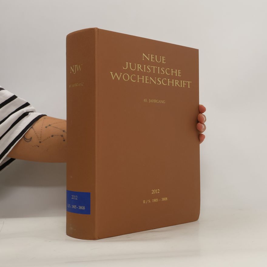 Kolektiv autorů Neue Juristische Wochenschrift 2012 II/S. 1905-3808