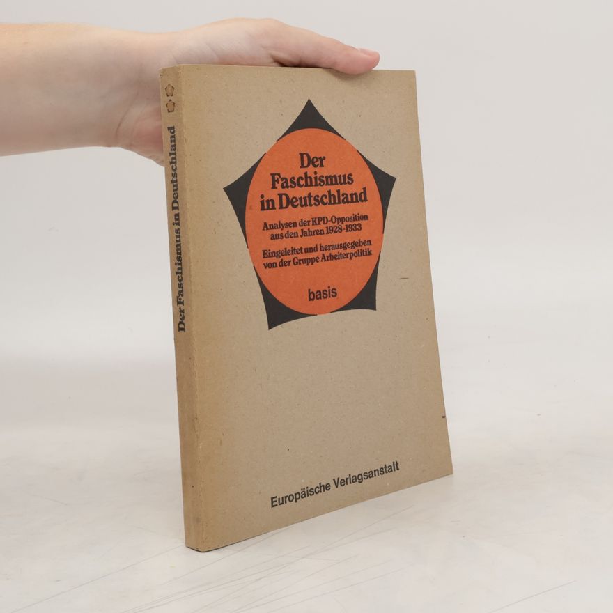 Various authors Der Faschismus in Deutschland