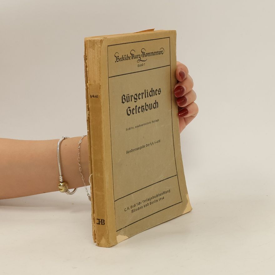 Autorenkollektiv Bürgerliches Gesetzbuch