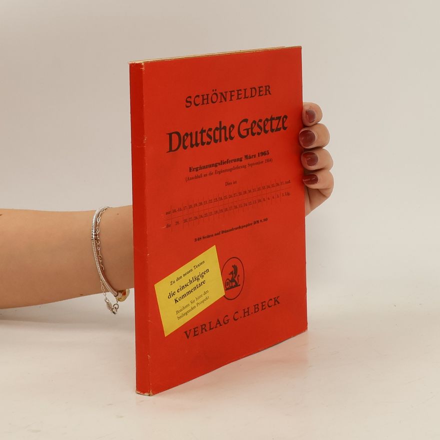 Autorenkollektiv Schönfelder Deutsche Gesetze