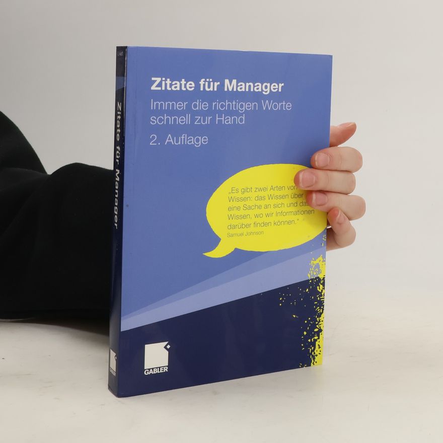 Kolektiv autorů Zitate für Manager