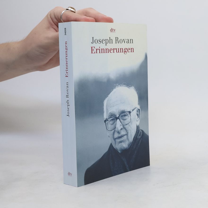 Adolph Joseph Rovan Erinnerungen eines Franzosen, der einmal Deutscher war