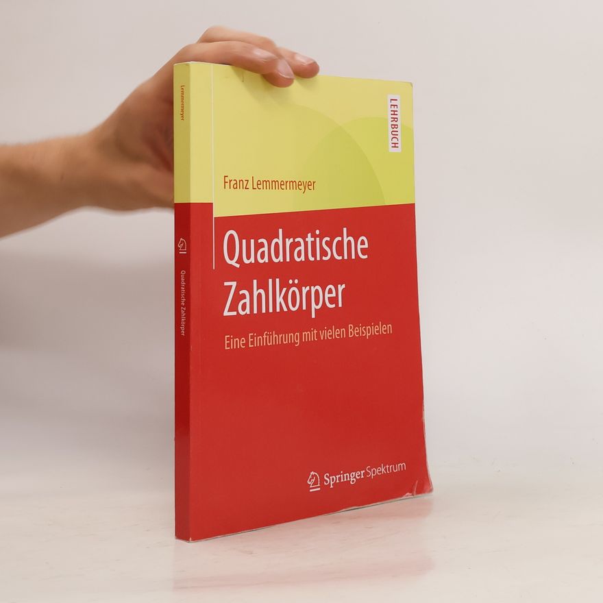 Franz Lemmermeyer Quadratische Zahlkörper