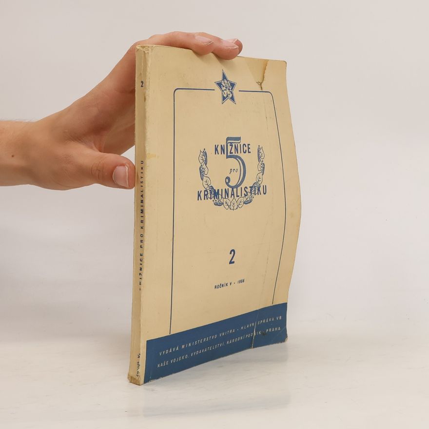 Kolektiv autorů Knižnice pro kriminalistiku 2/1956