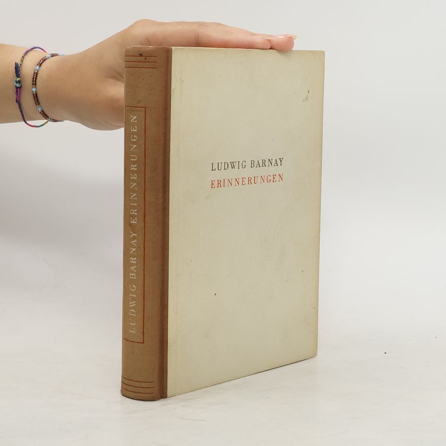 Ludwig Barnay Erinnerungen