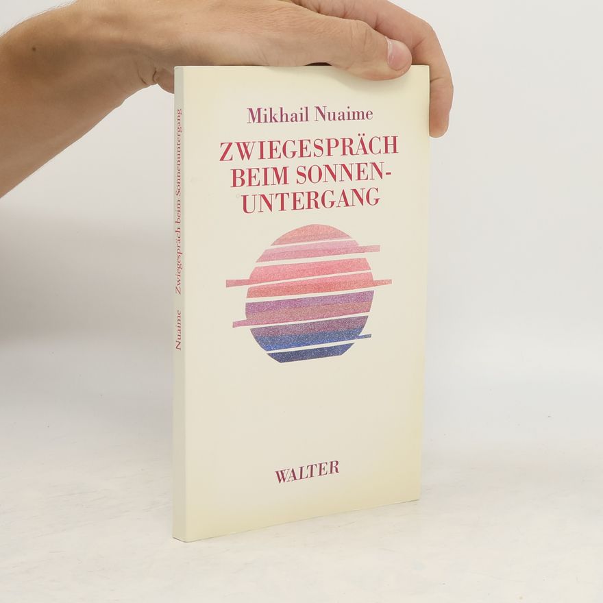 Miẖāʾīl Nuʿaima Zwiegespräch beim Sonnenuntergang
