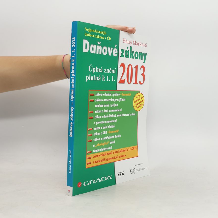 Marková Hana Daňové zákony 2013