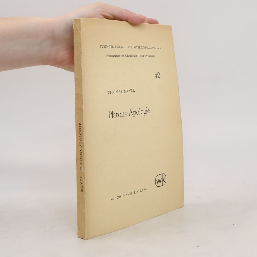 Thomas Meyer Platons Apologie