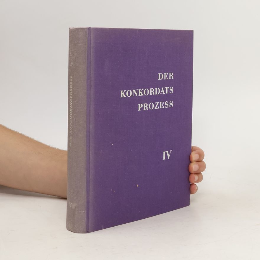 AA.VV. Der Konkordatsprozeß IV