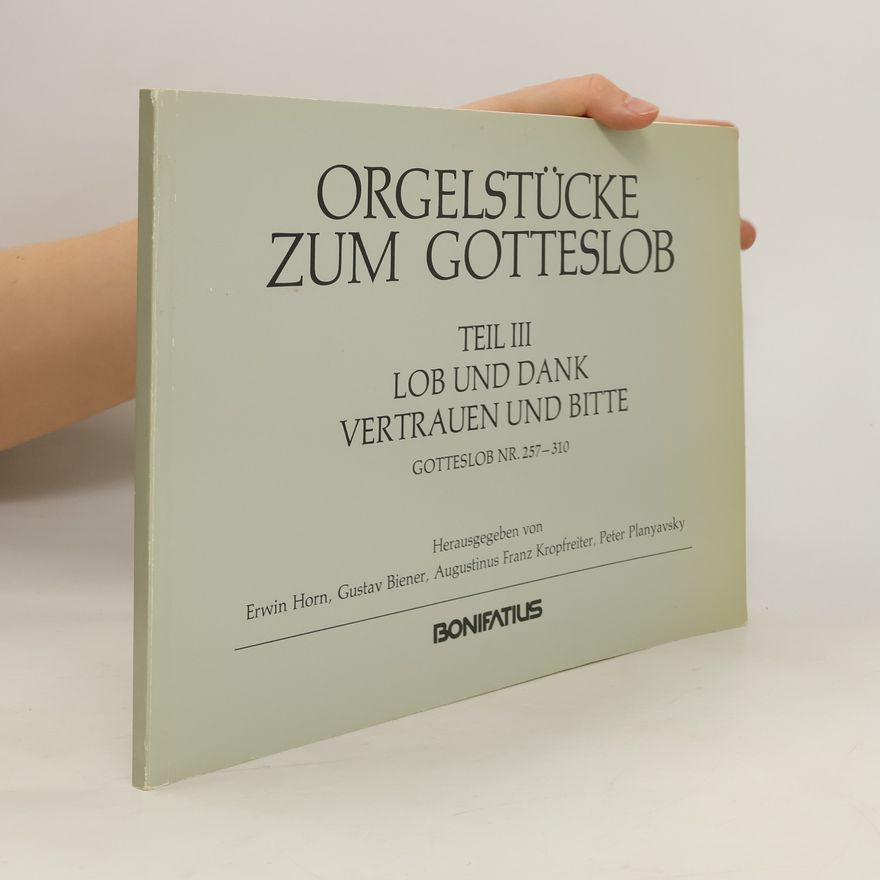 Erwin Horn Orgelstücke zum Gotteslob Teil III.
