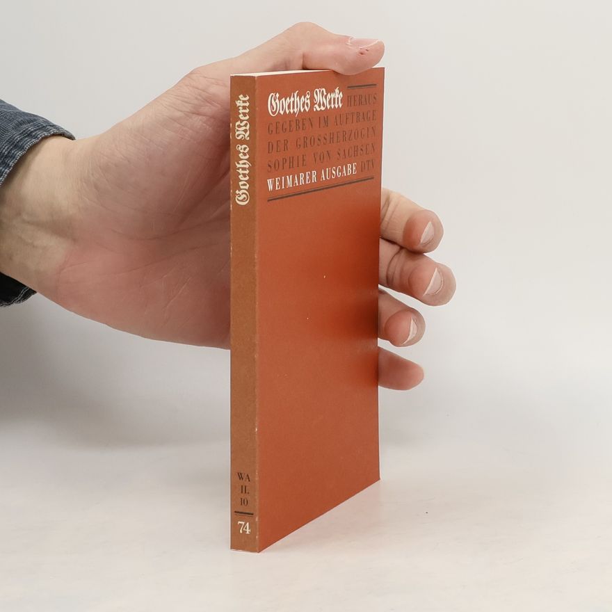 Johann Wolfgang von Goethe Goethes werke 74