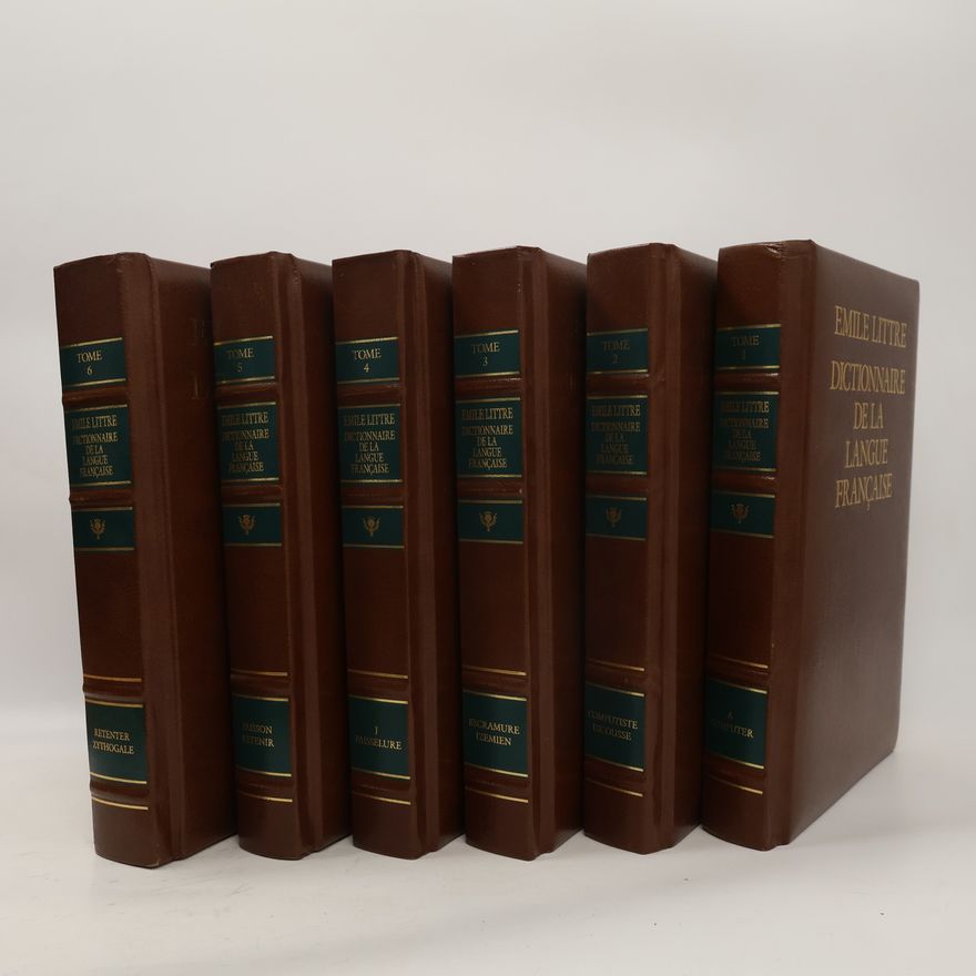 Émile Littré Dictionnaire de la langue française. Tome 1-6