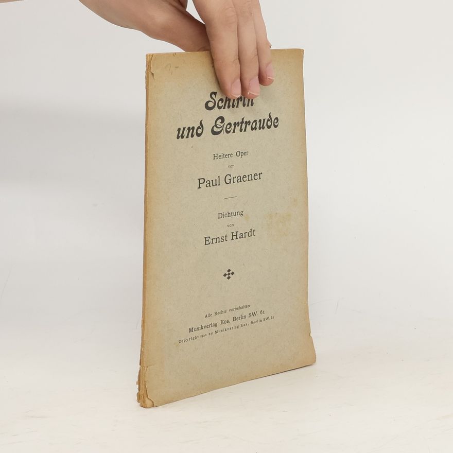 Paul Graener Schirin und Gertraude