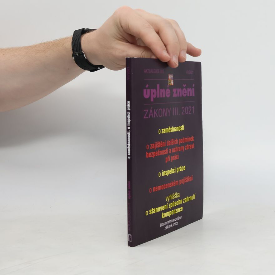 Various authors Úplné znění. Zákony III. 2021. Aktualizace III/3