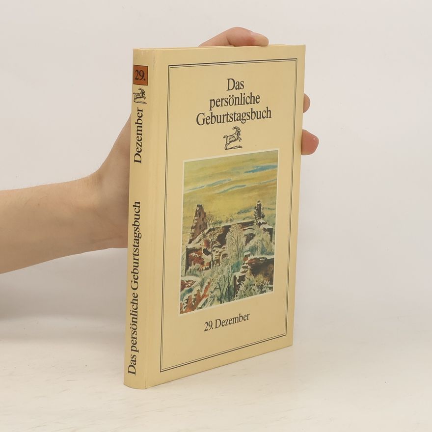 Autorenkollektiv Das persönliche Geburtstagsbuch 29. Dezember