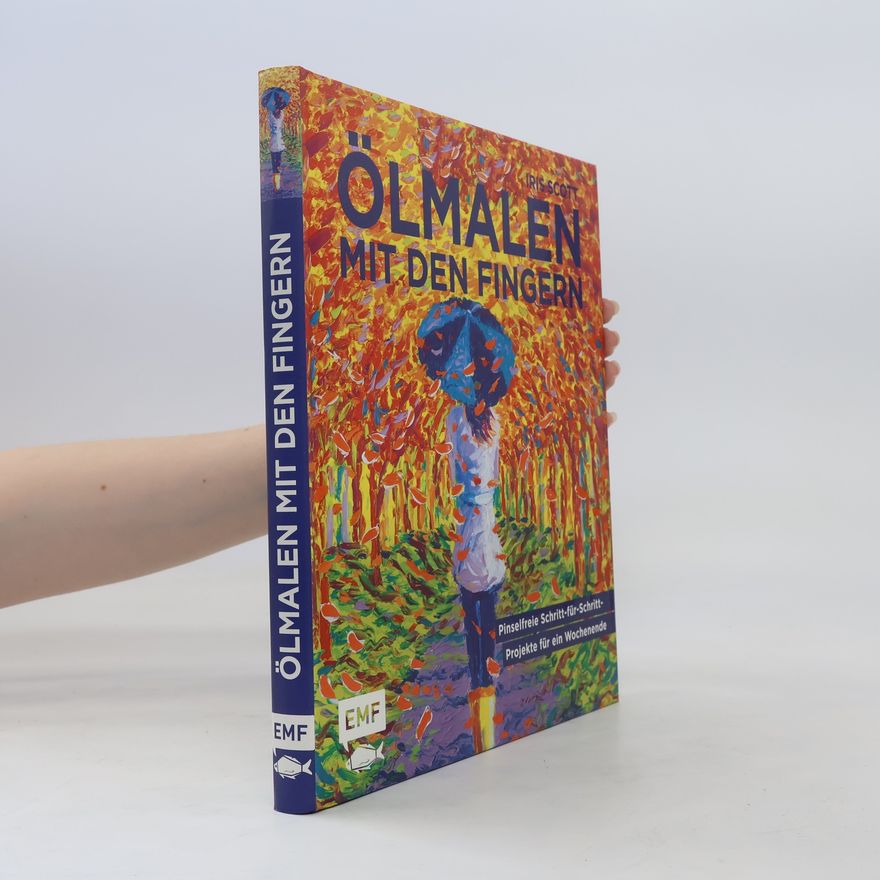 Iris Scott Ölmalen mit den Fingern