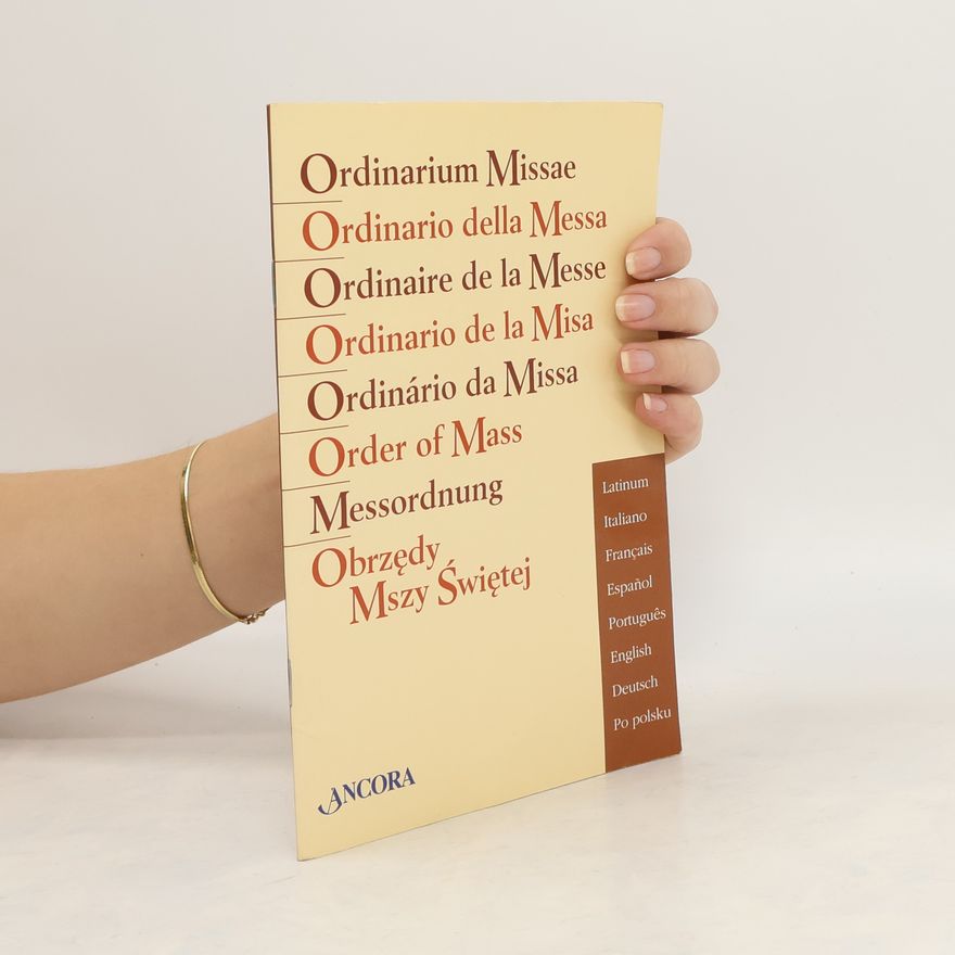 Kolektív autorov Ordinario della messa. Ediz. multilingue