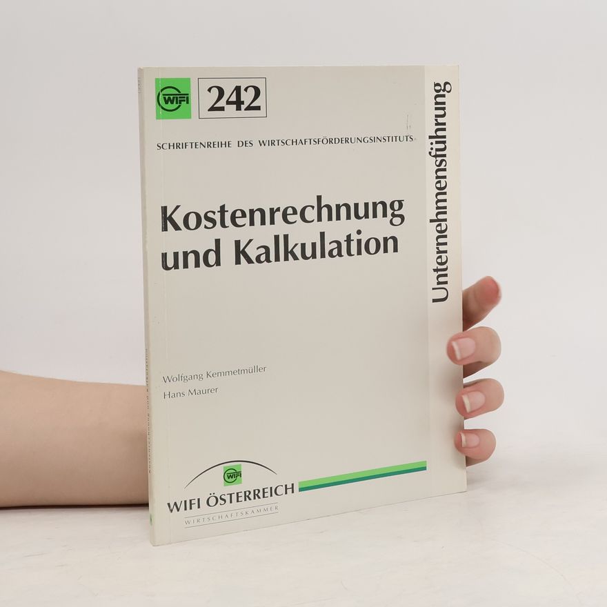 Kolektiv autorů Kostenrechnung und Kalkulation
