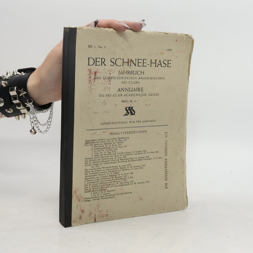 AA.VV. Der Schnee-hase Jahrbuch BD. 1, No. 3 1929
