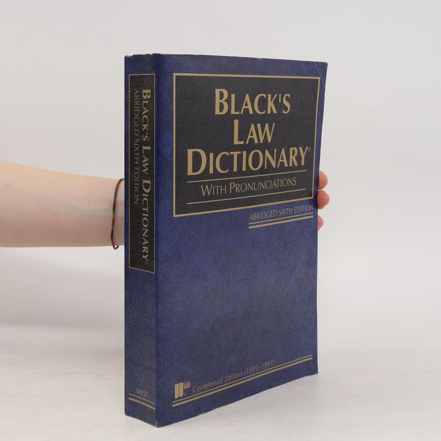Collectif d'auteurs Black's Law Dictionary with Pronunciations