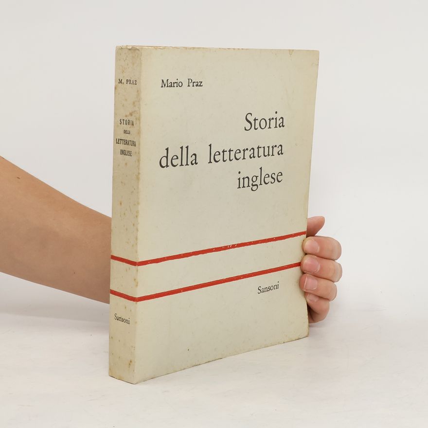 Mario Praz Storia della letteratura inglese