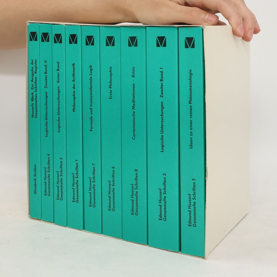 Edmund Husserl Gesammelte Schriften 1-9