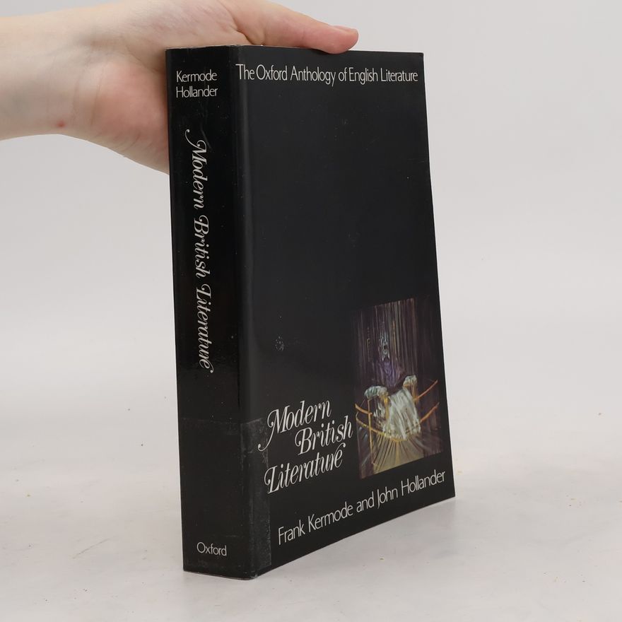 John Hollander Modern British Literature