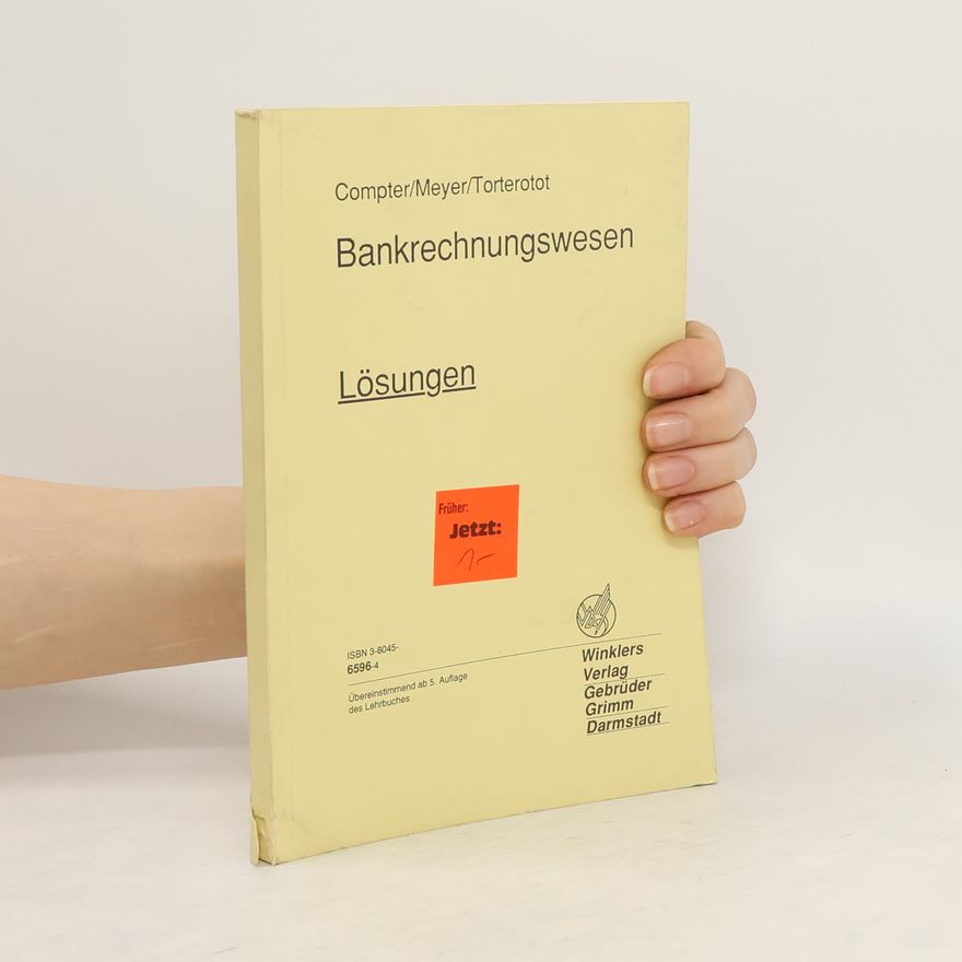 Wolfgang Compter Bankrechnungswesen
