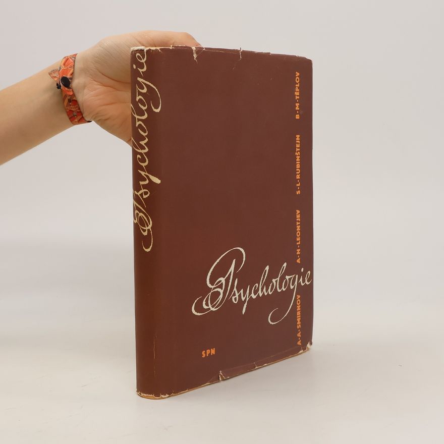 S.L. Rubinštejn Psychologie. Učebnice pro vysoké školy
