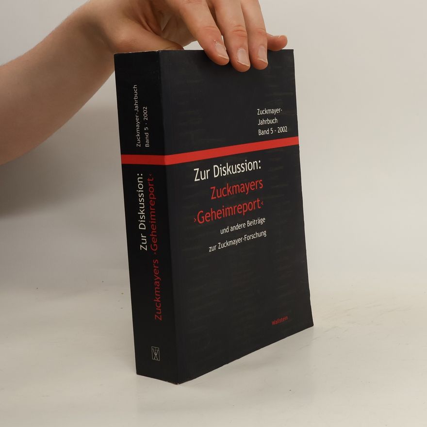 Ulrike Weiß Zuckmayer Jahrbuch 5. Zur Diskussion