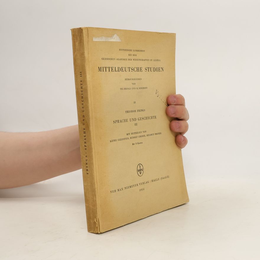 Theodor Frings Mitteldeutsche Studien 18