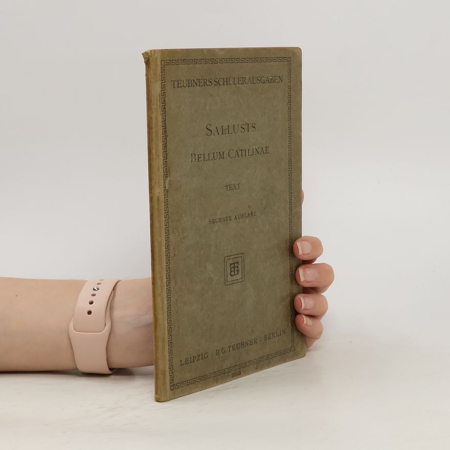 Carl Stegmann Sallusts bellum catilinae