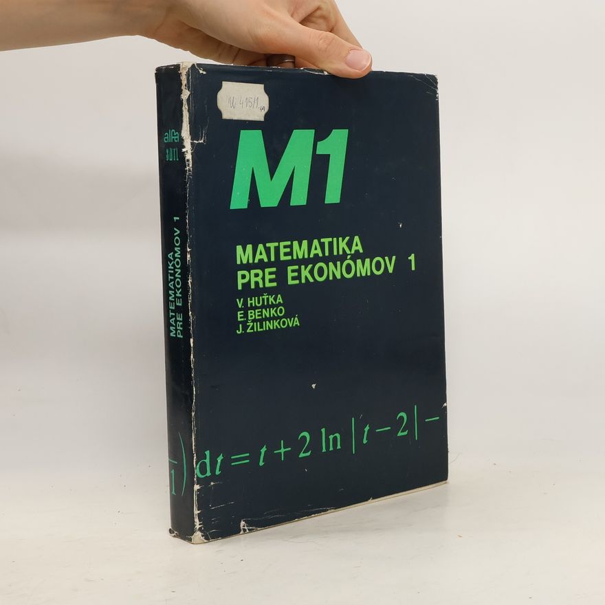 Auteurscollectief Matematika pre ekonómov 1