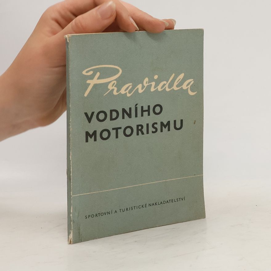 Alfred Popper Pravidla vodního motorismu