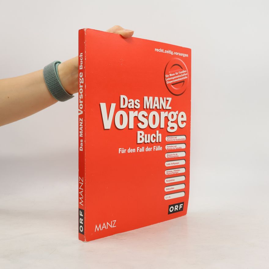 Heinrich Meyer-Götz Das Manz-Vorsorgebuch