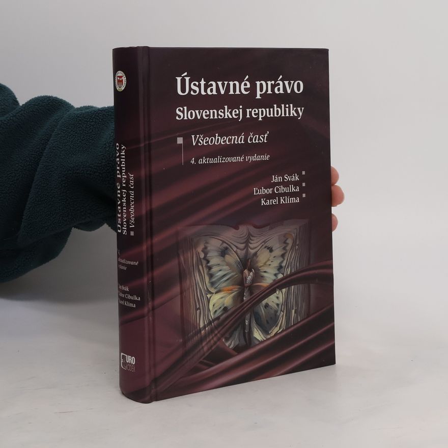 Ján Svák Ústavné právo Slovenskej republiky